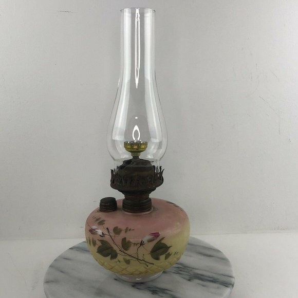 Vtg Yellow Floral Hand-painted Fine Detail Convert - Picture 1 of 8